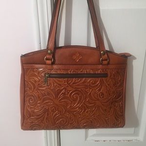Patricia Nash Tooled Poppy Florence Tote Handbag
